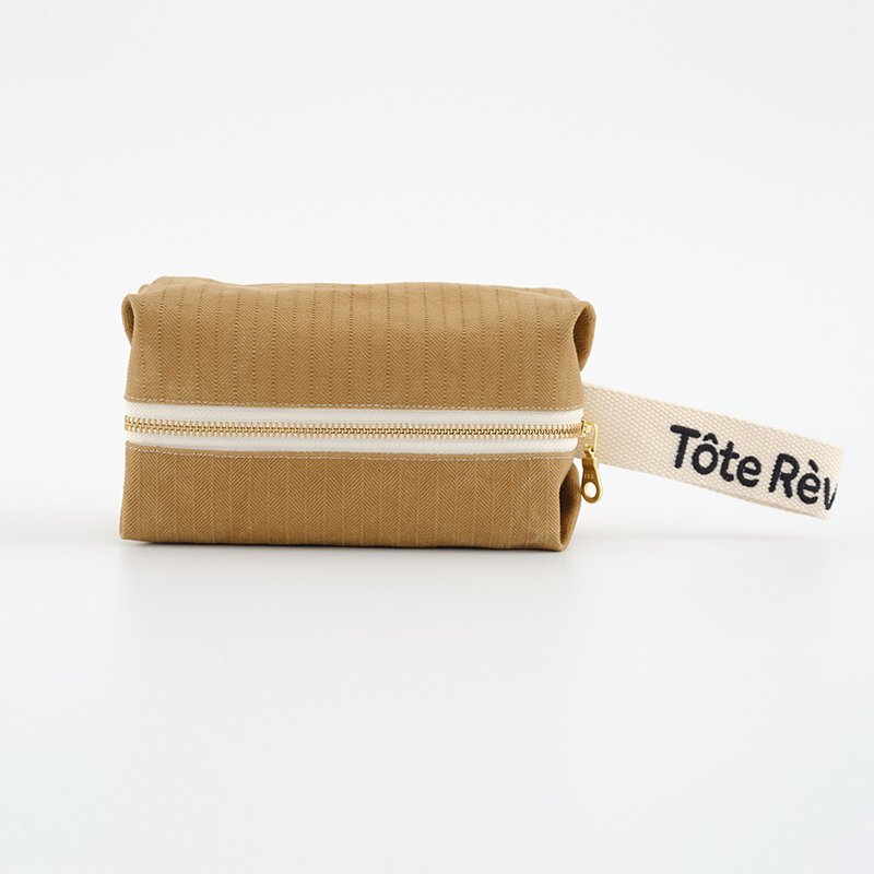 Teto Reve, Casual Simple Cosmetic Bag Macaron Portable Premium Canvas Bag