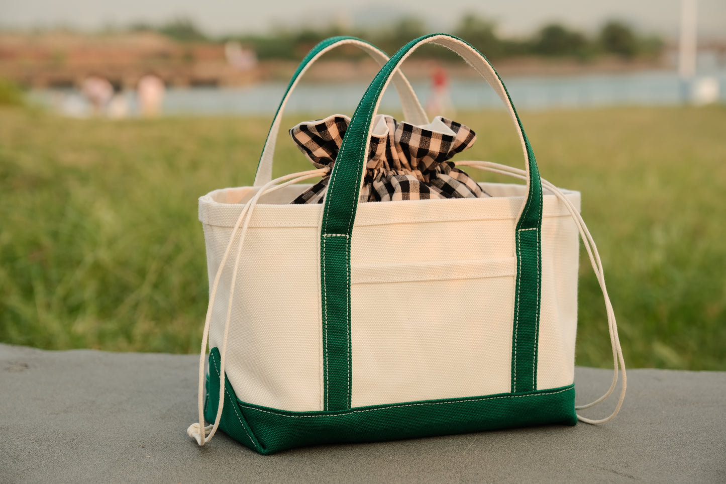 Custom Tote Insert Organizer – Drawstring Bag Liner for Boat and Tote