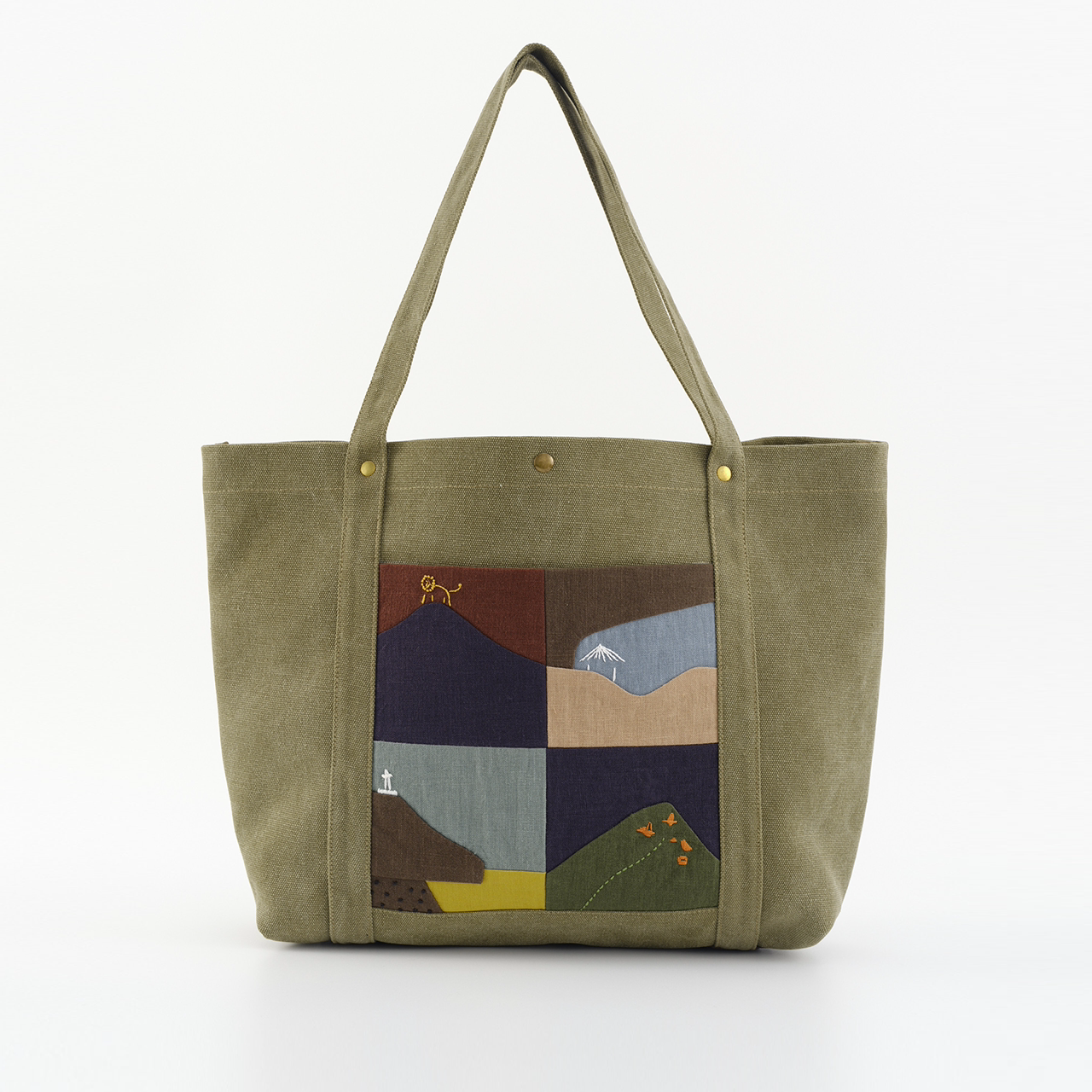 Teto Reve, artistic designer canvas bag, retro lazy premium bag, the four mountains of Nantong