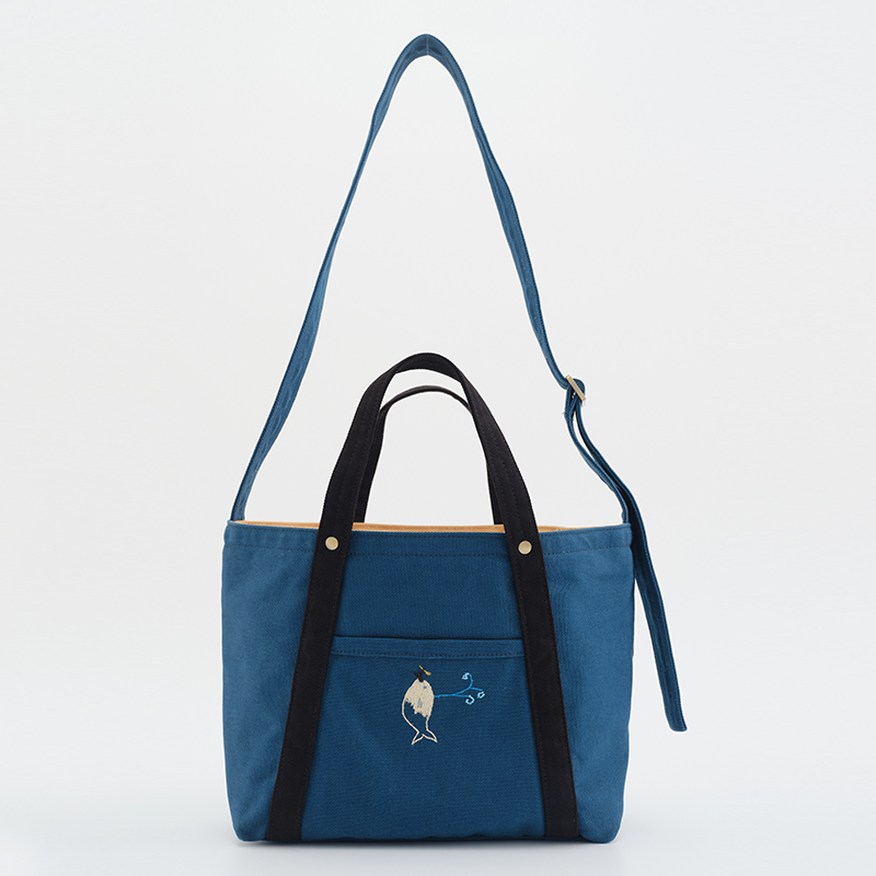Teto Reve, designer premium minimalist canvas bag, hand embroidered tote bag, casual and versatile