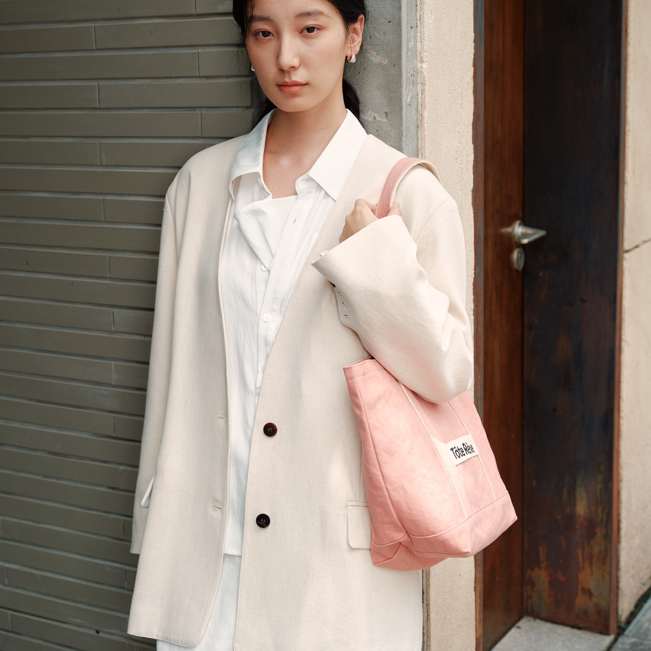 Teto Reve thorn canvas bag new casual niche design double tito bag high sense