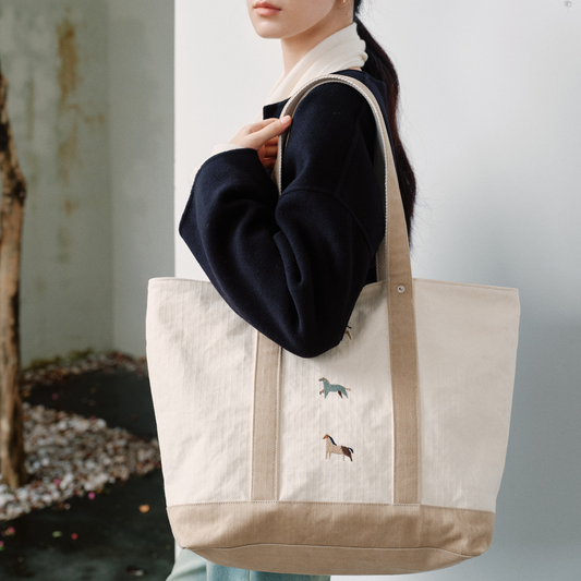Teto Reve thorn narrative, literary and simple canvas bag niche design commuter leisure autumn and winter versatile