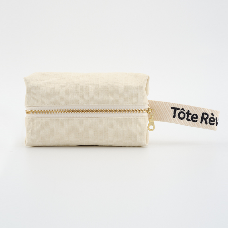 Teto Reve, Casual Simple Cosmetic Bag Macaron Portable Premium Canvas Bag