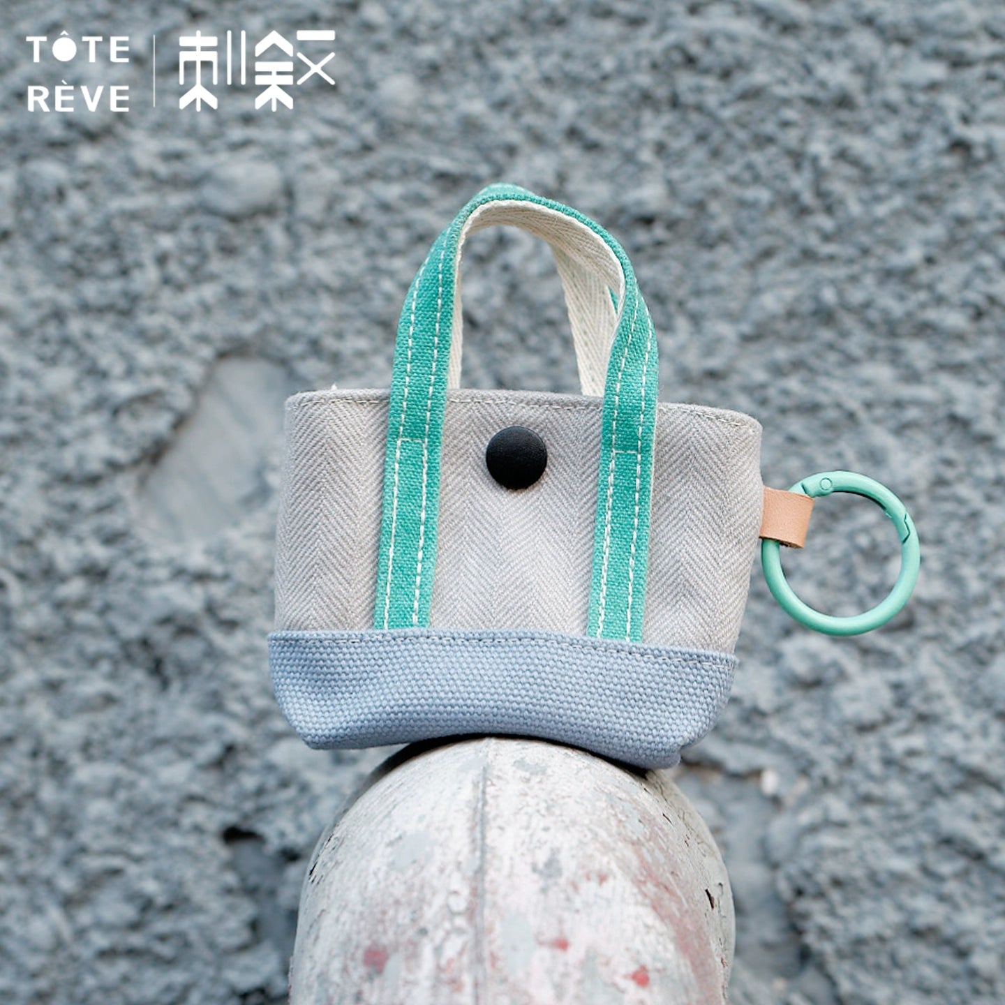 Teto Reve thorn narrative, mini bag small accessories canvas bag designer style commuter casual texture compact