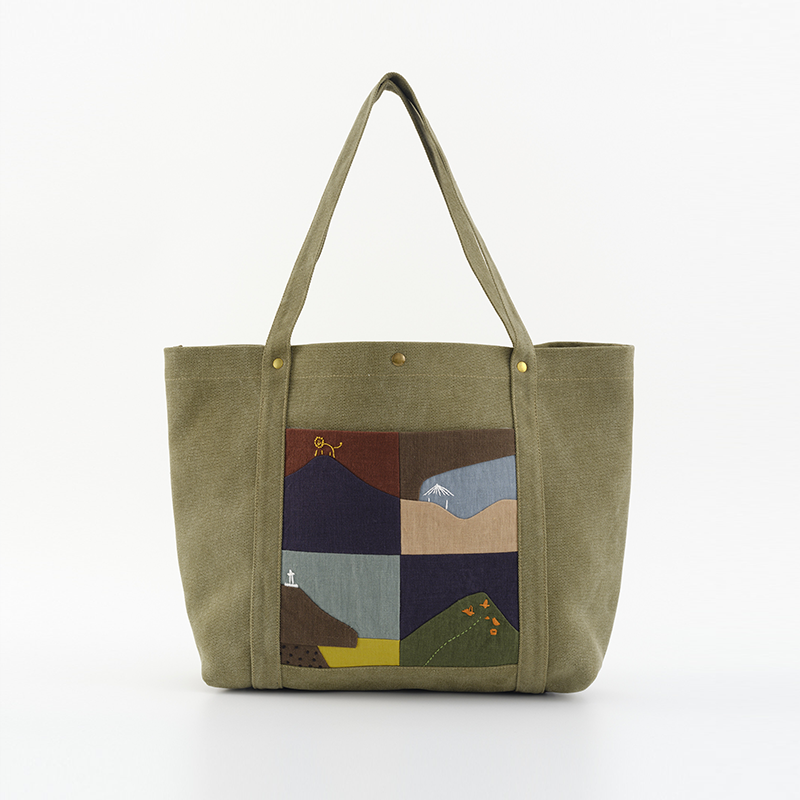 Teto Reve, artistic designer canvas bag, retro lazy premium bag, the four mountains of Nantong