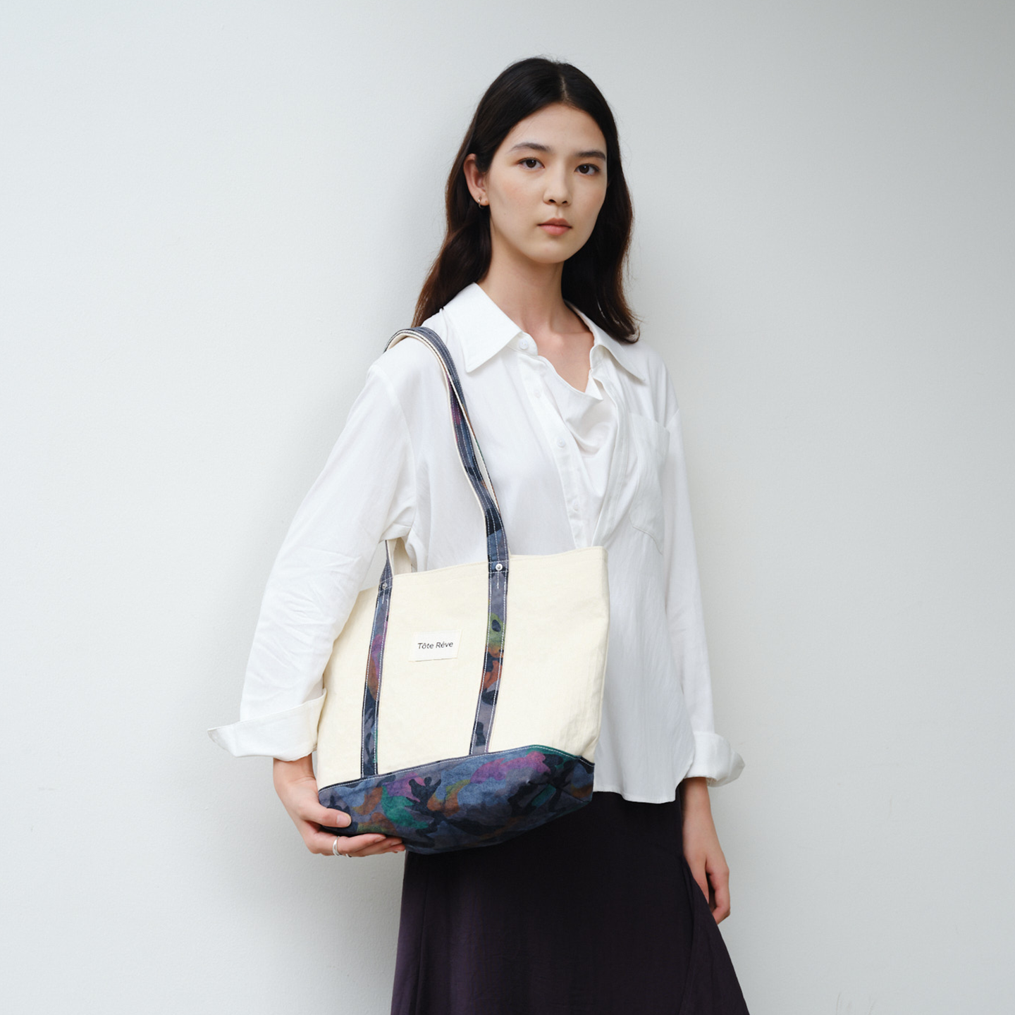 Teto Reve, niche canvas bag, new autumn and winter fashion tote bag, commuter high sense