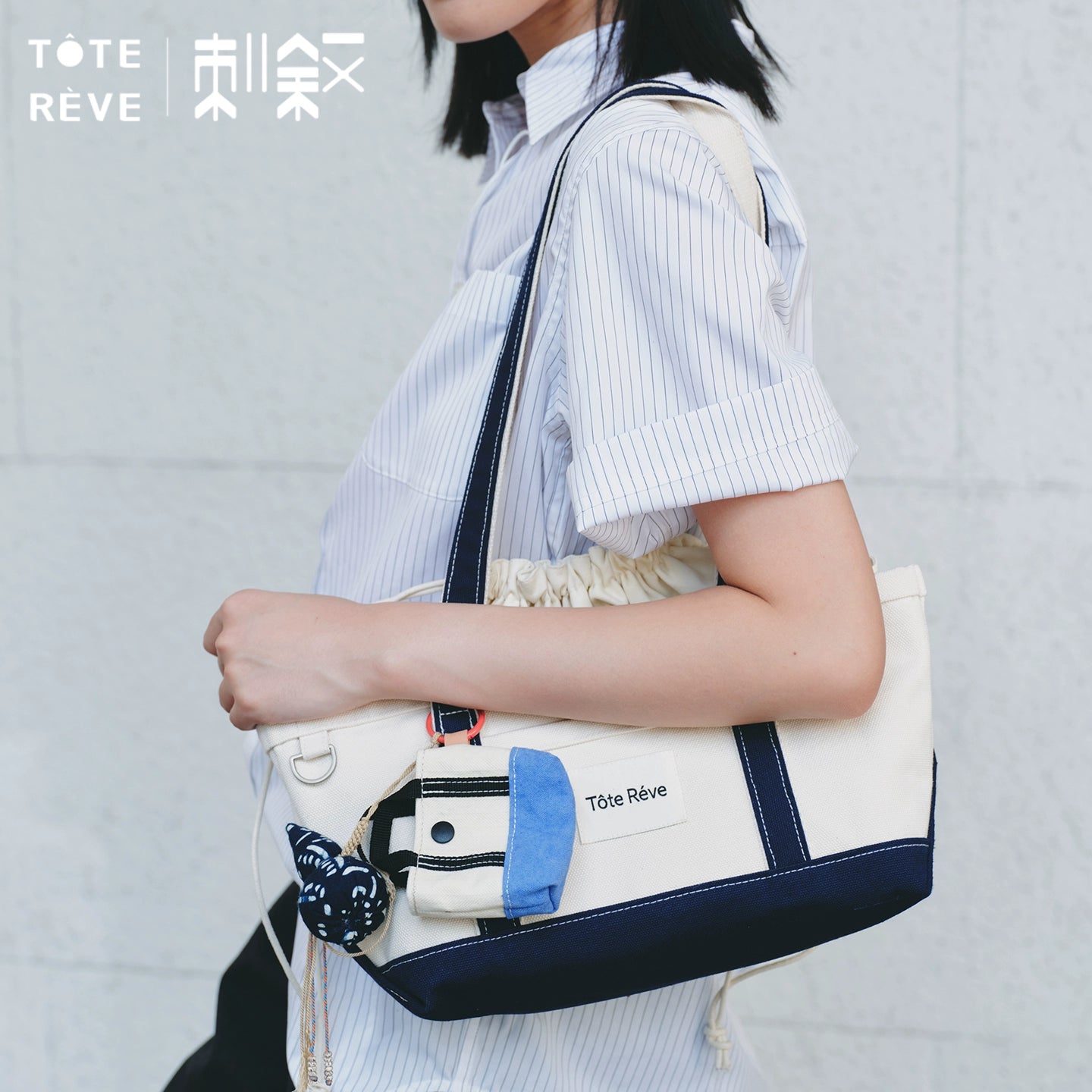 Teto Reve thorn narrative, simple temperament canvas tote bag designer canvas bag commute leisure