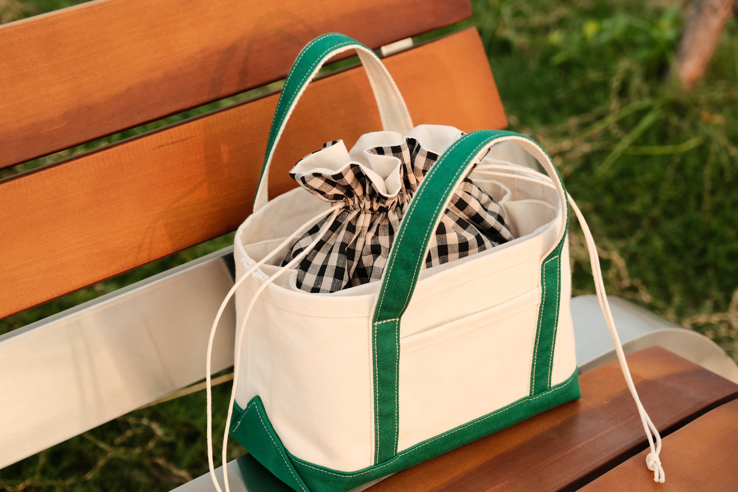 Custom Tote Insert Organizer – Drawstring Bag Liner for Boat and Tote